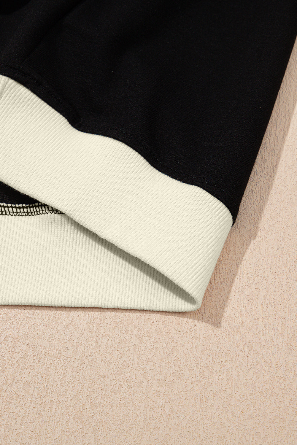 Bonbon Colorblock Edge Drop Shoulder T Shirt and Skort 2Pcs Set