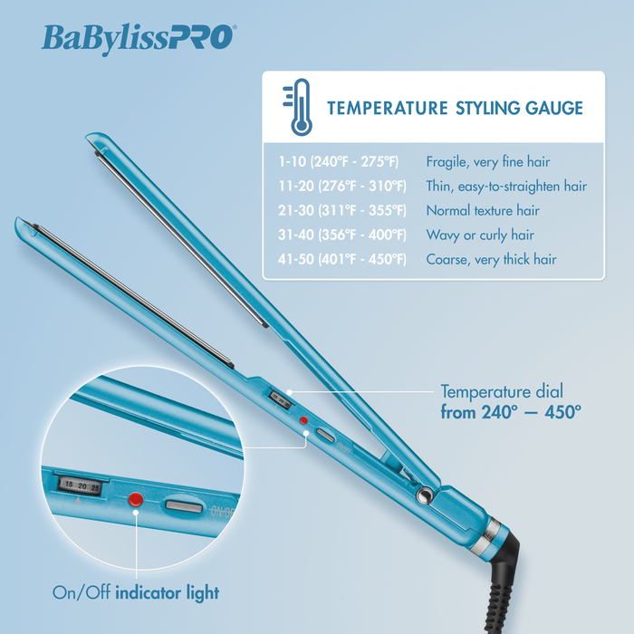 Babyliss Pro Nano Titanium 1" Ultra-Thin Straightener