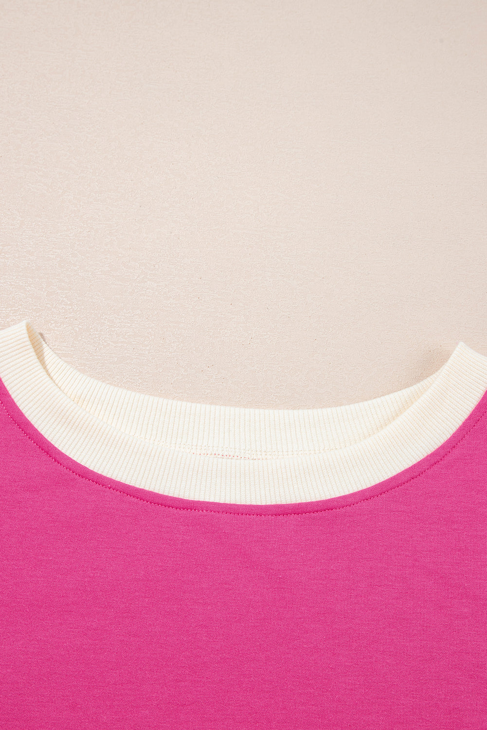 Bonbon Colorblock Edge Drop Shoulder T Shirt and Skort 2Pcs Set