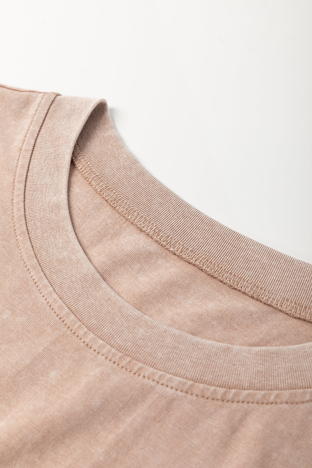 Mint Green 2 Pieces Mineral Wash Cotton Tank Top Lined Split Skirt Set