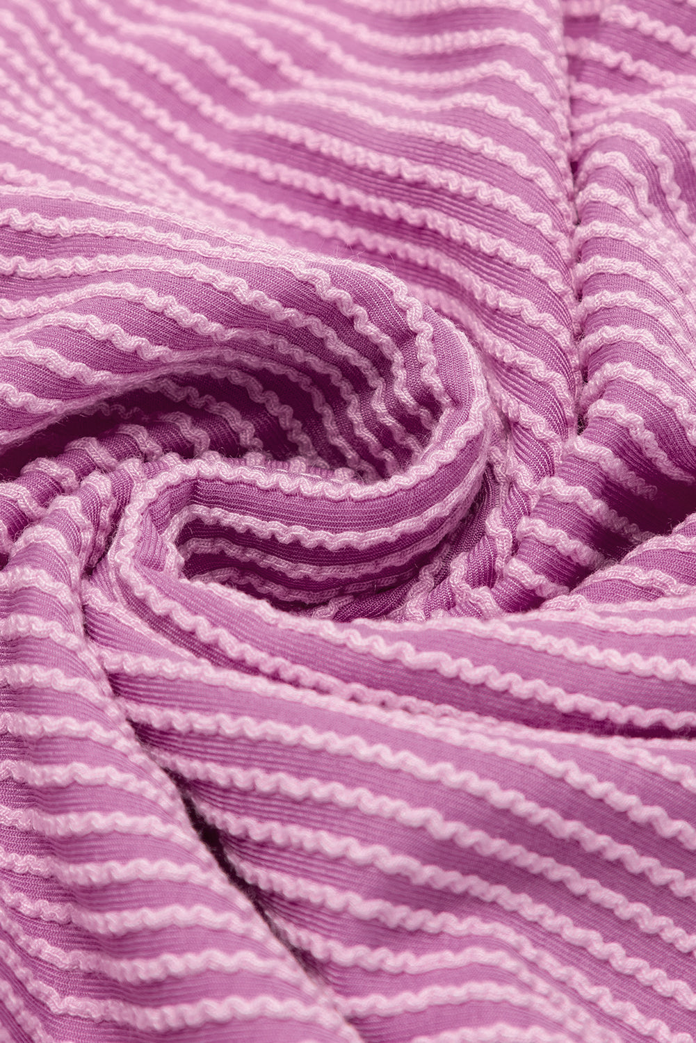 Jungle Green Ribbed Textured Knit Loose Fit Tee and Shorts Set