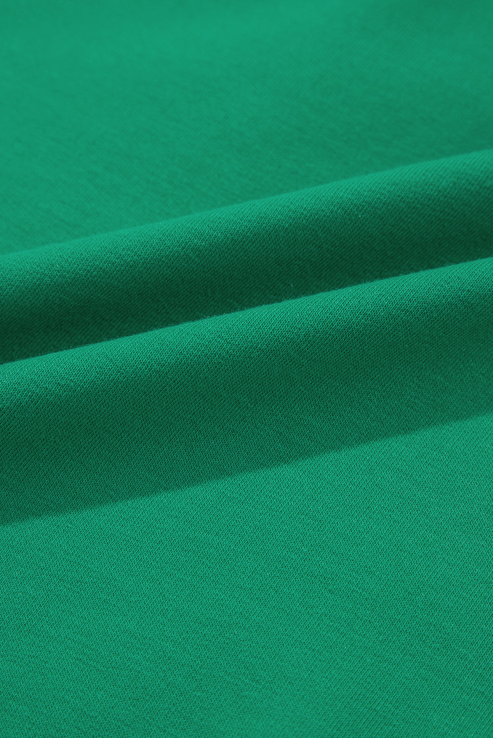 Sea Green Half Zip Puff Sleeve Top and Ruffled Shorts Set