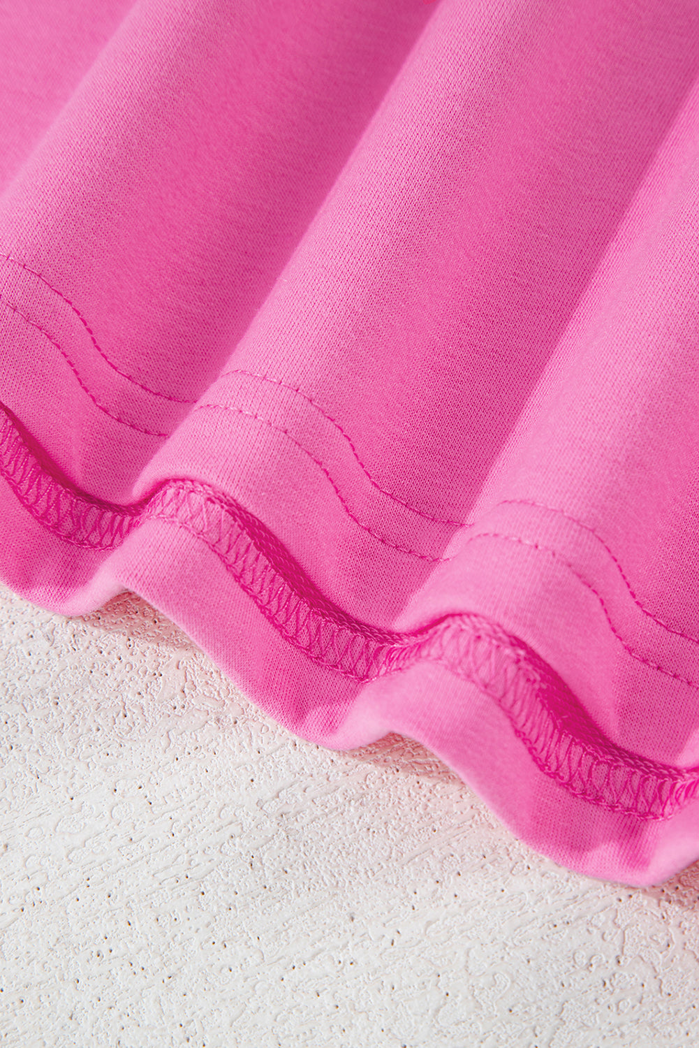 Bonbon Striped Patch Front Casual Tee