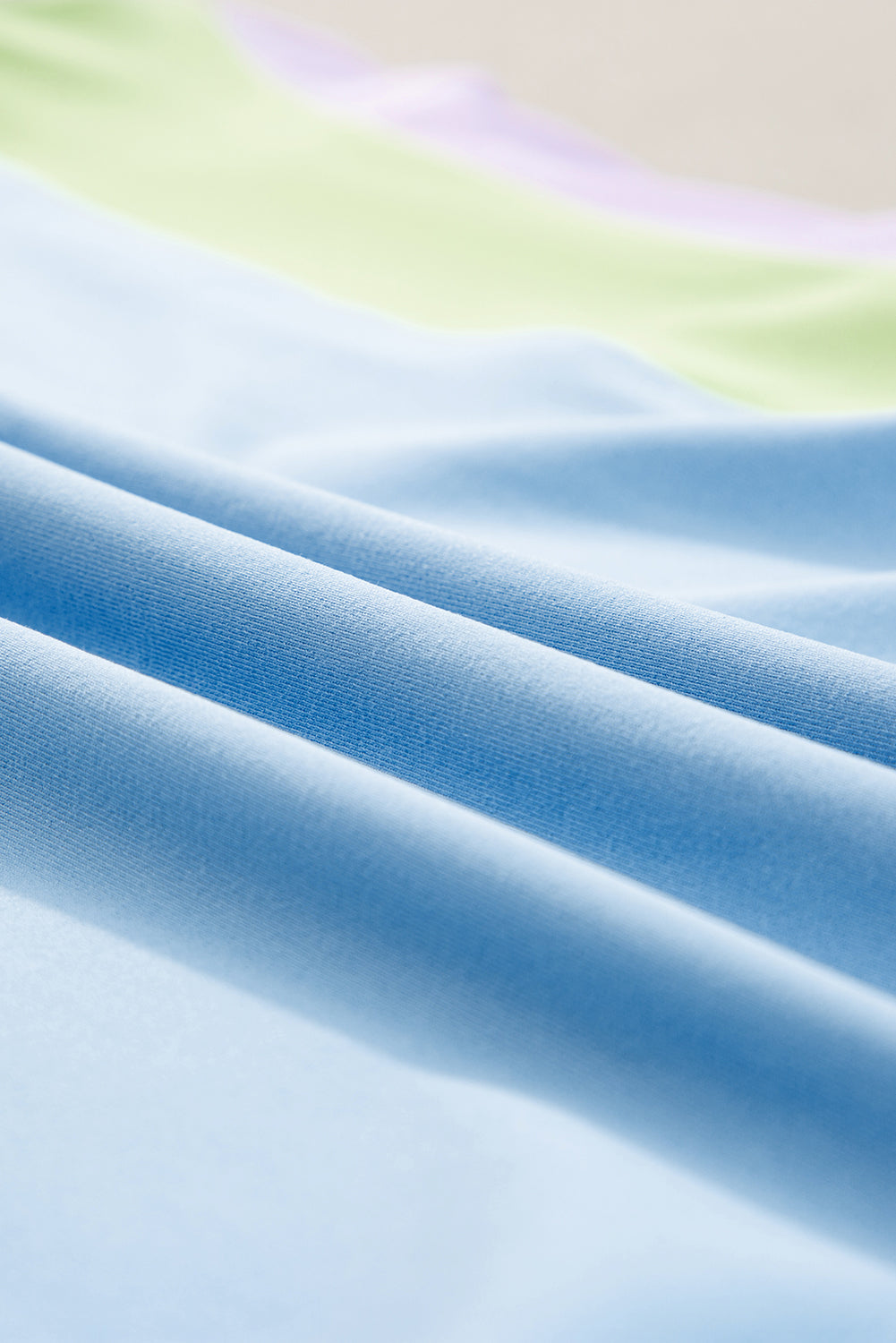 Coffee Contrast Trim Cap Sleeve Tee Shorts Set