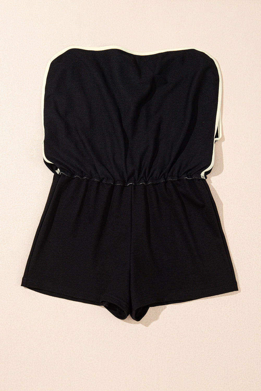 Bonbon Colorblock Edge Drop Shoulder T Shirt and Skort 2Pcs Set