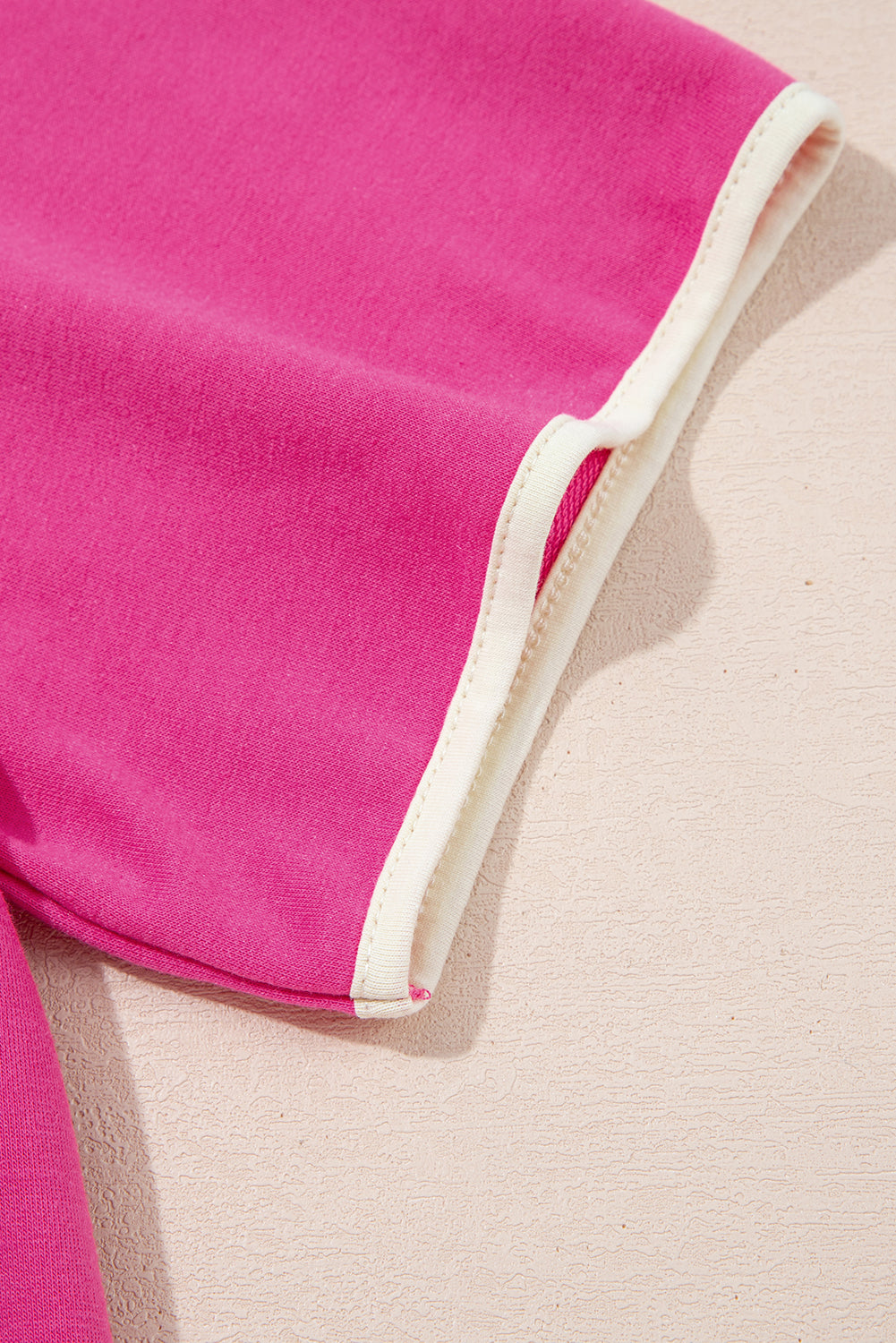 Bonbon Colorblock Edge Drop Shoulder T Shirt and Skort 2Pcs Set